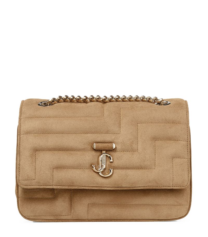 Jimmy Choo Jimmy Choo Suede Avenue Soft Shoulder Bag