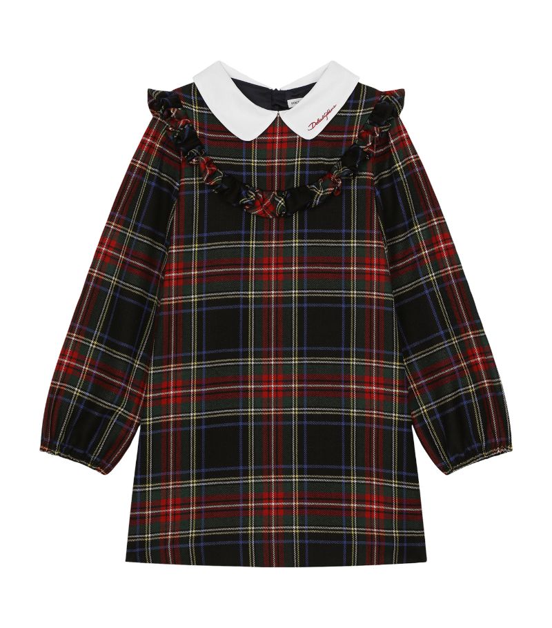 Dolce & Gabbana Dolce & Gabbana Kids Wool-Blend Tartan Dress (8-12 Years)