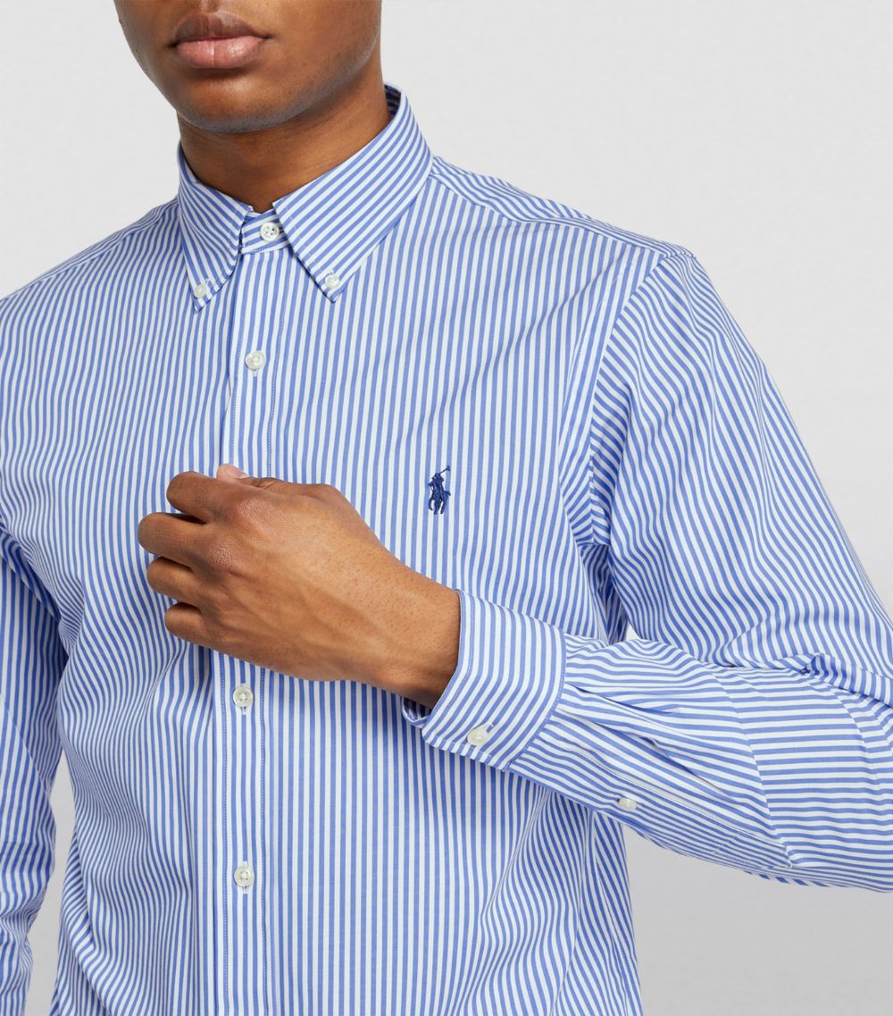 Polo Ralph Lauren Polo Ralph Lauren Cotton-Rich Poplin Striped Shirt