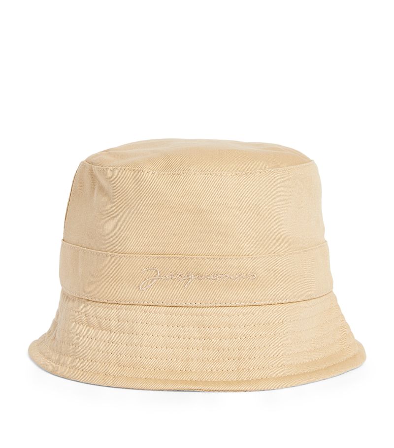  Jacquemus L'Enfant Embroidered Logo Bucket Hat