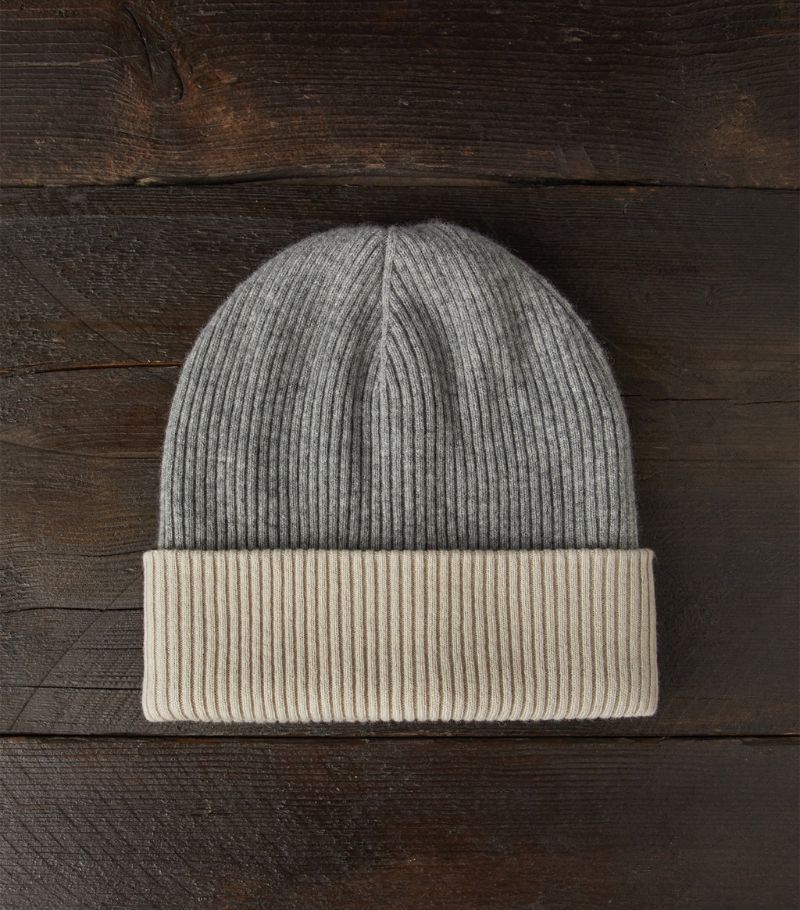 Brunello Cucinelli Brunello Cucinelli Cashmere Ribbed Beanie