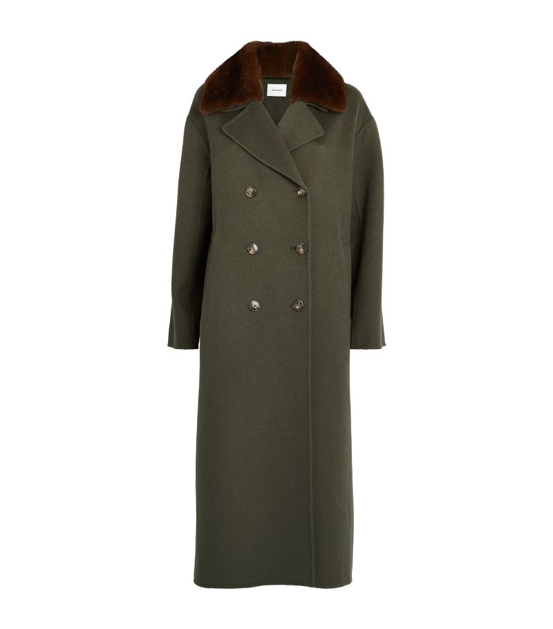 Yves Salomon Yves Salomon Wool-Cashmere Double-Breasted Coat