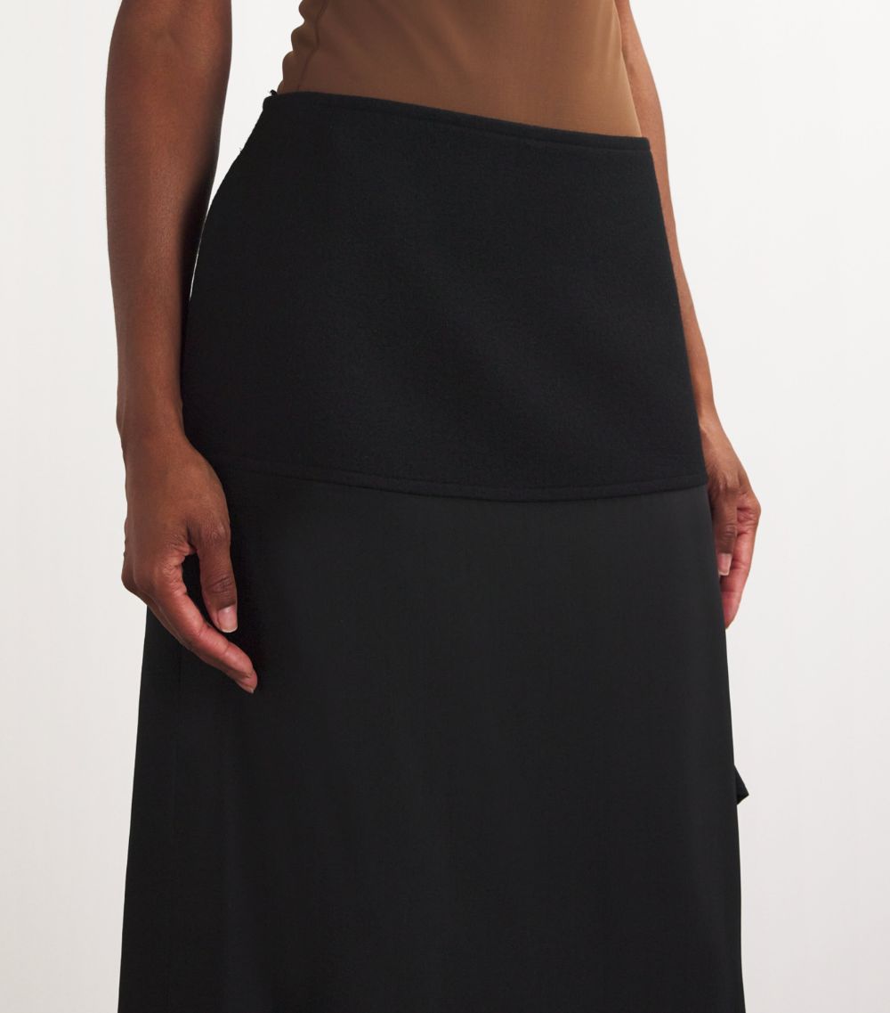 Jil Sander Jil Sander Asymmetric Midi Skirt