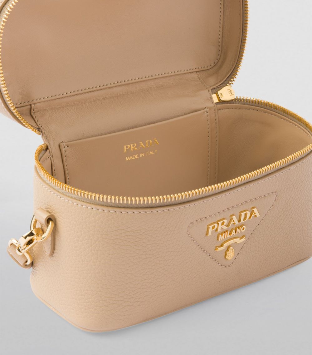 Prada Prada Mini Leather Top-Handle Bag