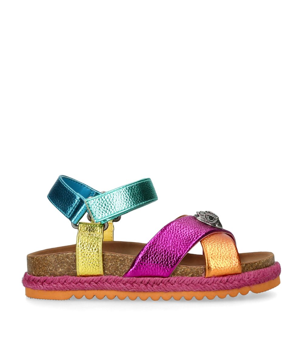 Kurt Geiger London Kurt Geiger London Leather Mini Kensington Espadrille Sandals