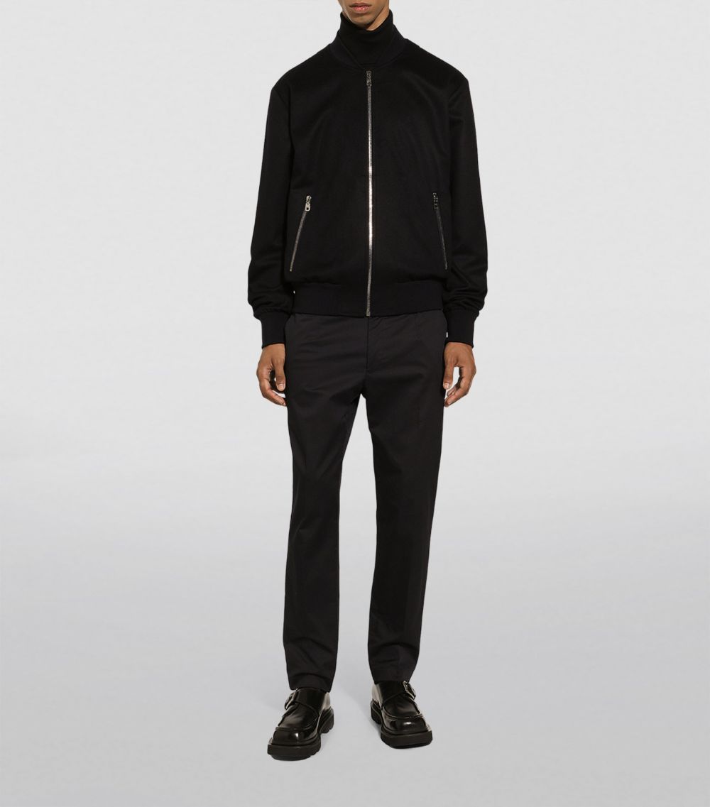 Dolce & Gabbana Dolce & Gabbana Cashmere Bomber Jacket