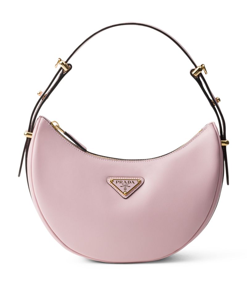 Prada Prada Leather Arqué Shoulder Bag