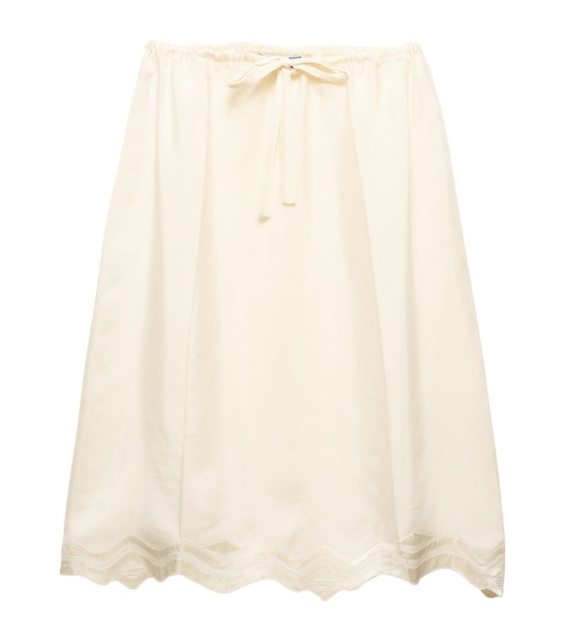 Prada Prada Silk Habutai Skirt