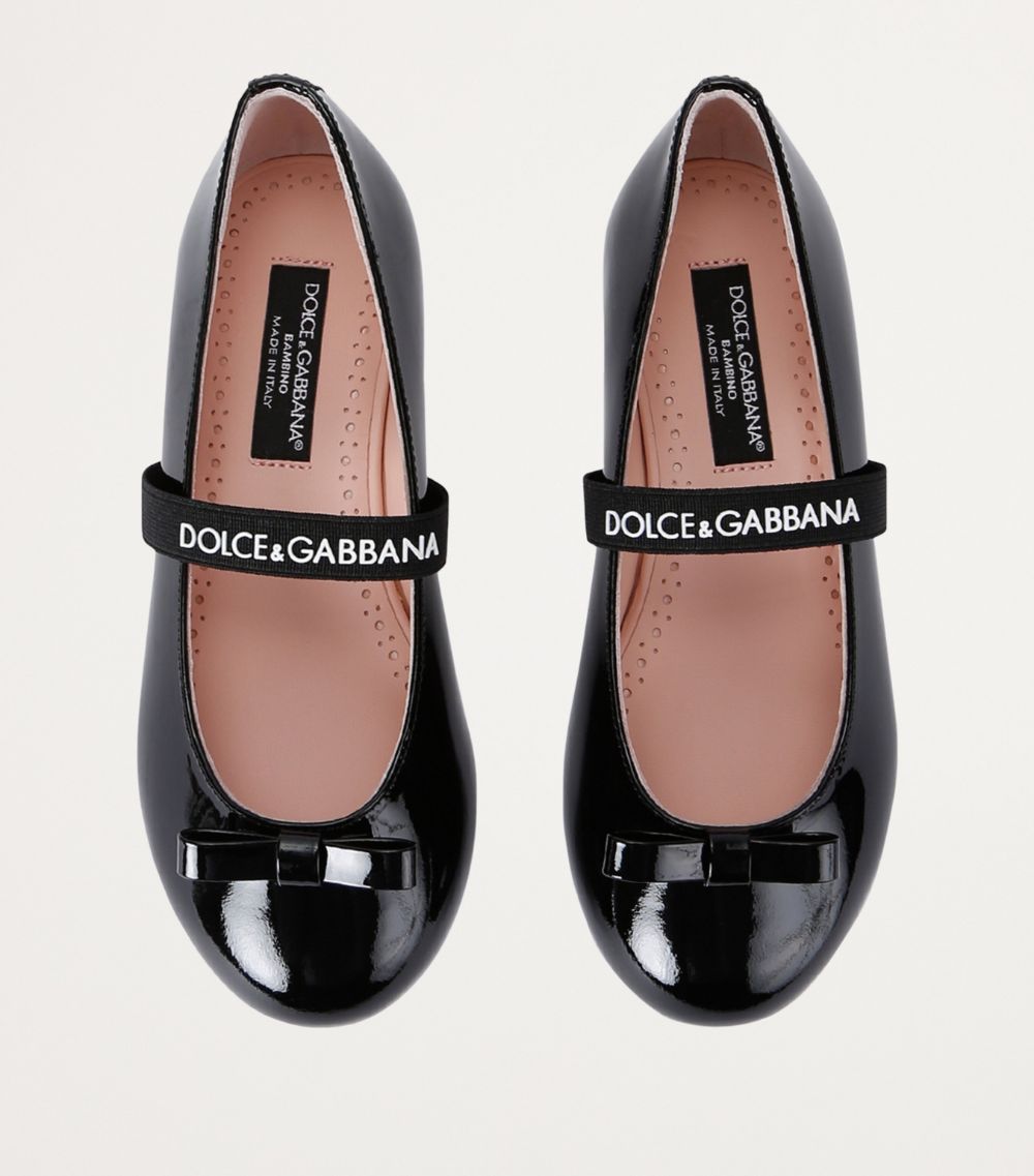 Dolce & Gabbana Dolce & Gabbana Kids Patent Leather Ballet Flats