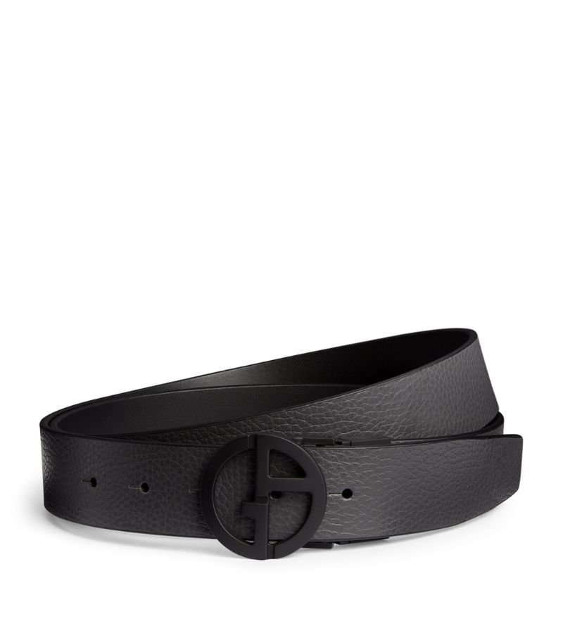 Giorgio Armani Giorgio Armani Leather Logo Belt