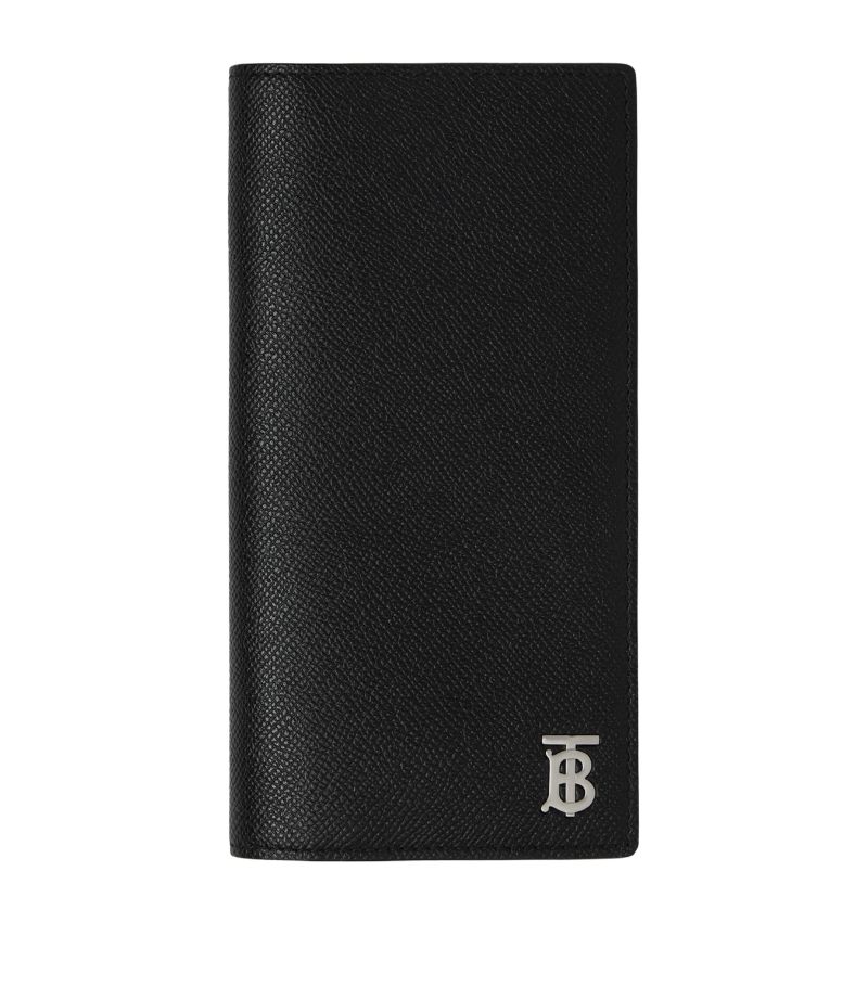 Burberry Burberry Leather Monogram Bifold Wallet