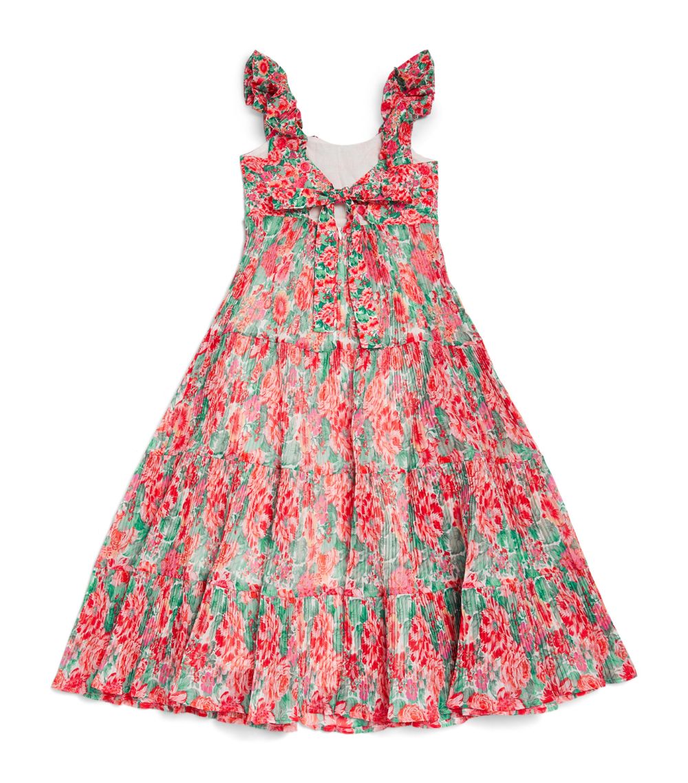 Marlo Marlo Holiday Floral Maxi Dress (3-16 Years)