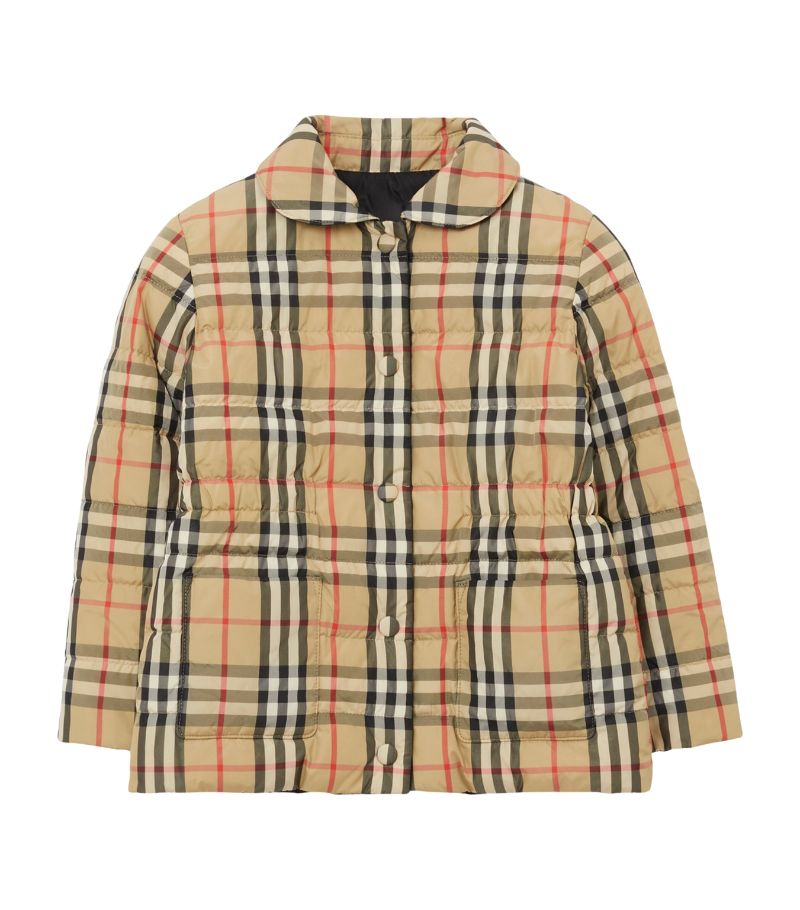 Burberry Burberry Kids Reversible Check Puffer Jacket (3-14 Years)