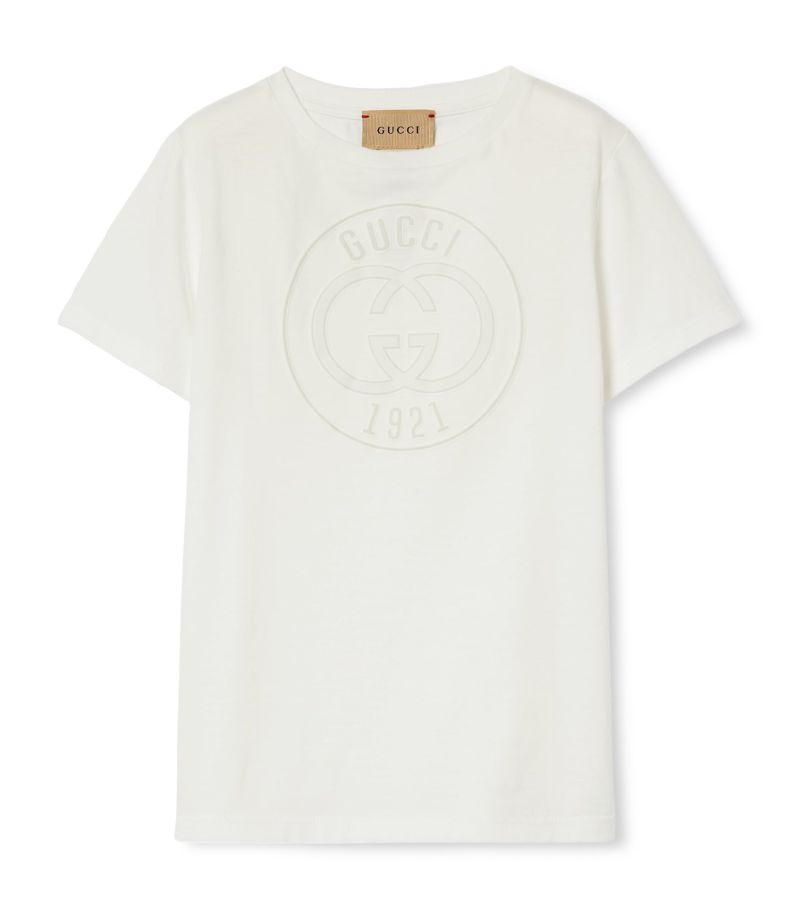 Gucci Gucci Kids Cotton Logo Print T-Shirt (4-12 Years)