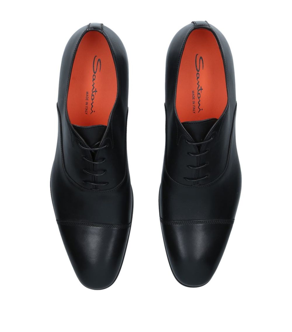 Santoni Santoni Leather New Simon Oxford Shoes