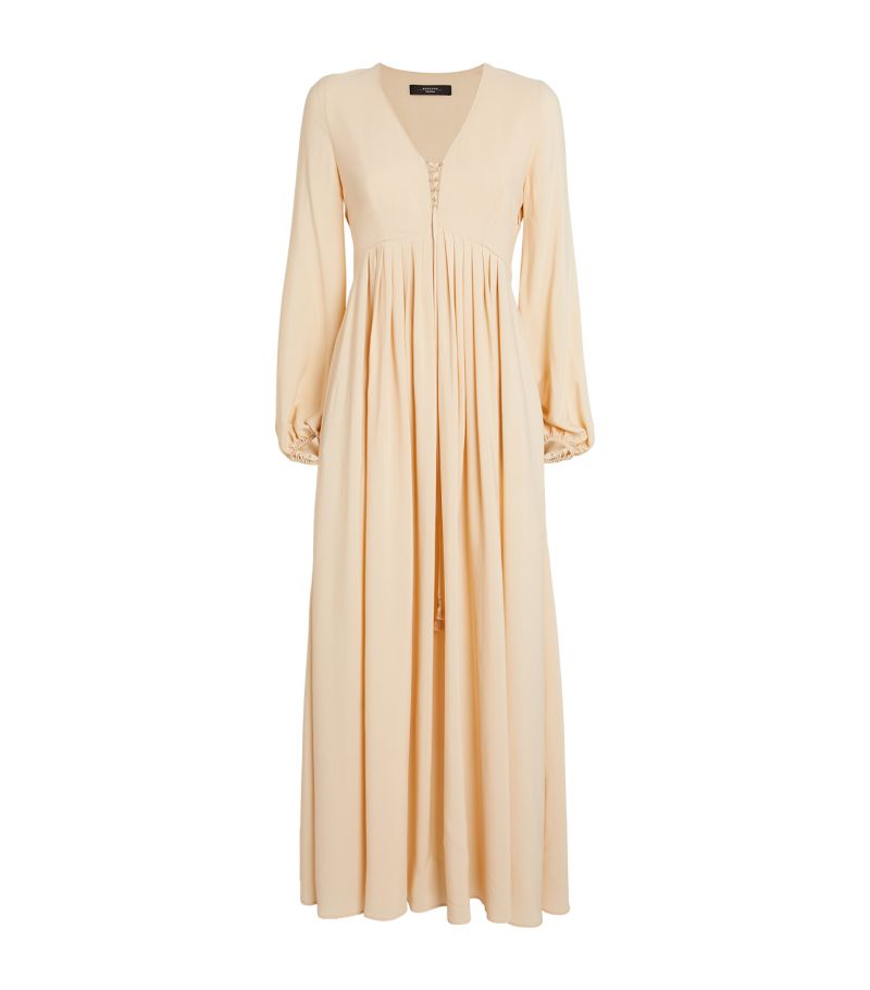 Weekend Max Mara Weekend Max Mara Crepe De Chine Maxi Dress