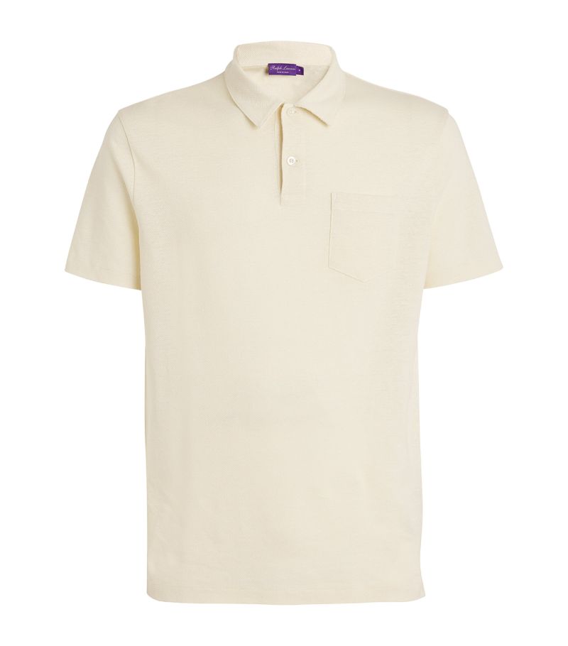 Ralph Lauren Purple Label Ralph Lauren Purple Label Linen-Cotton Polo Shirt