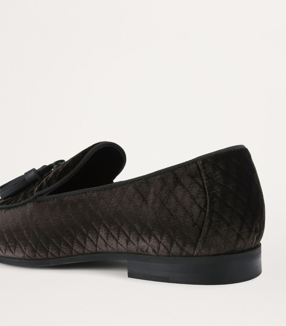 Kurt Geiger London Kurt Geiger London Velvet Quilted Henry Loafers