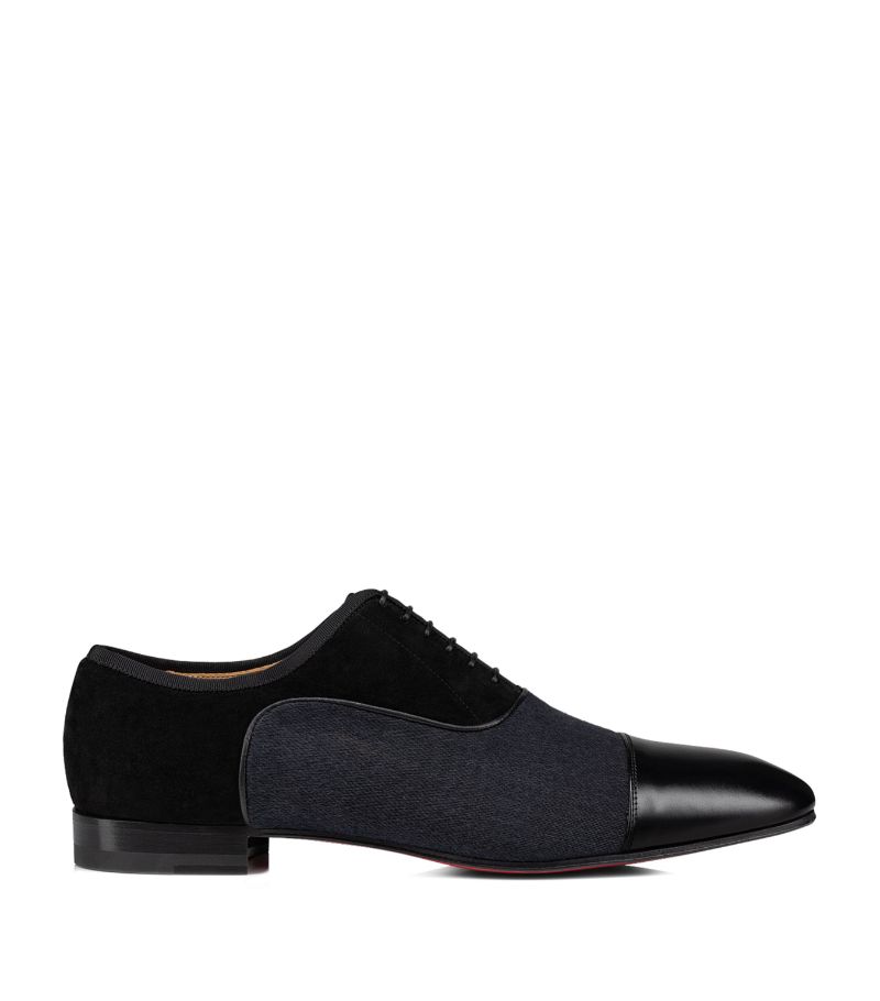 Christian Louboutin Christian Louboutin Leather-Wool Greggo Oxford Shoes