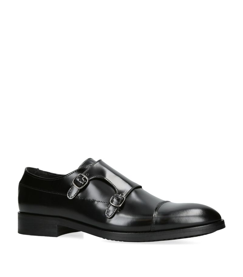 Kurt Geiger London Kurt Geiger London Leather Hunter Monk Buckle Shoes