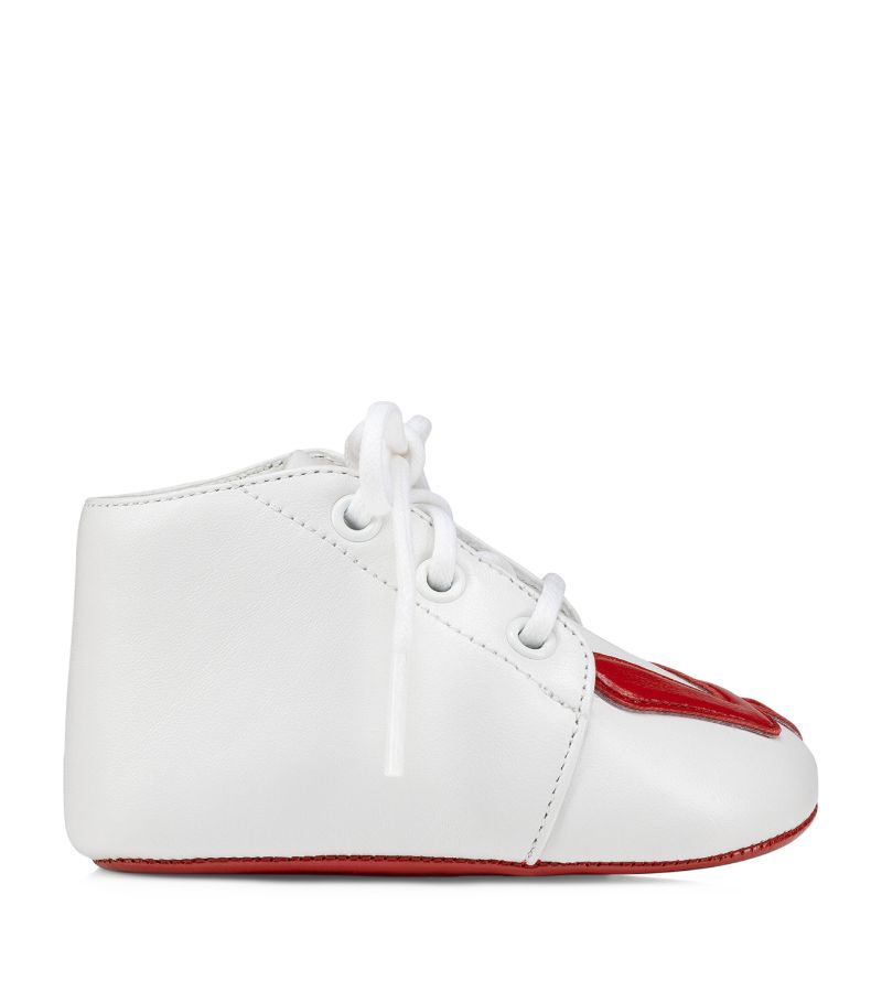 Christian Louboutin Kids Christian Louboutin Kids Baby Love Leather Sneakers