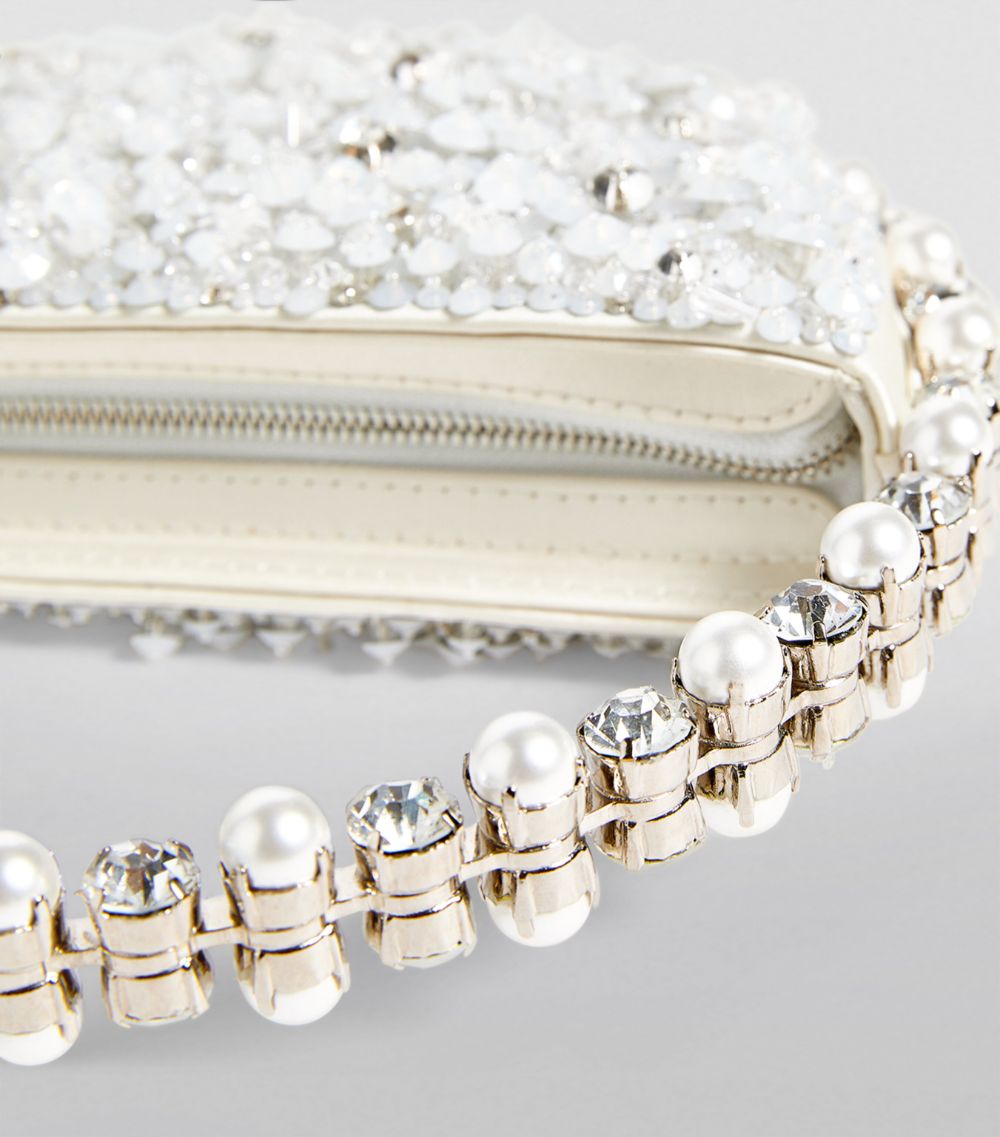 L'Alingi L'Alingi Pearl-Embellished Eternity Clutch Bag