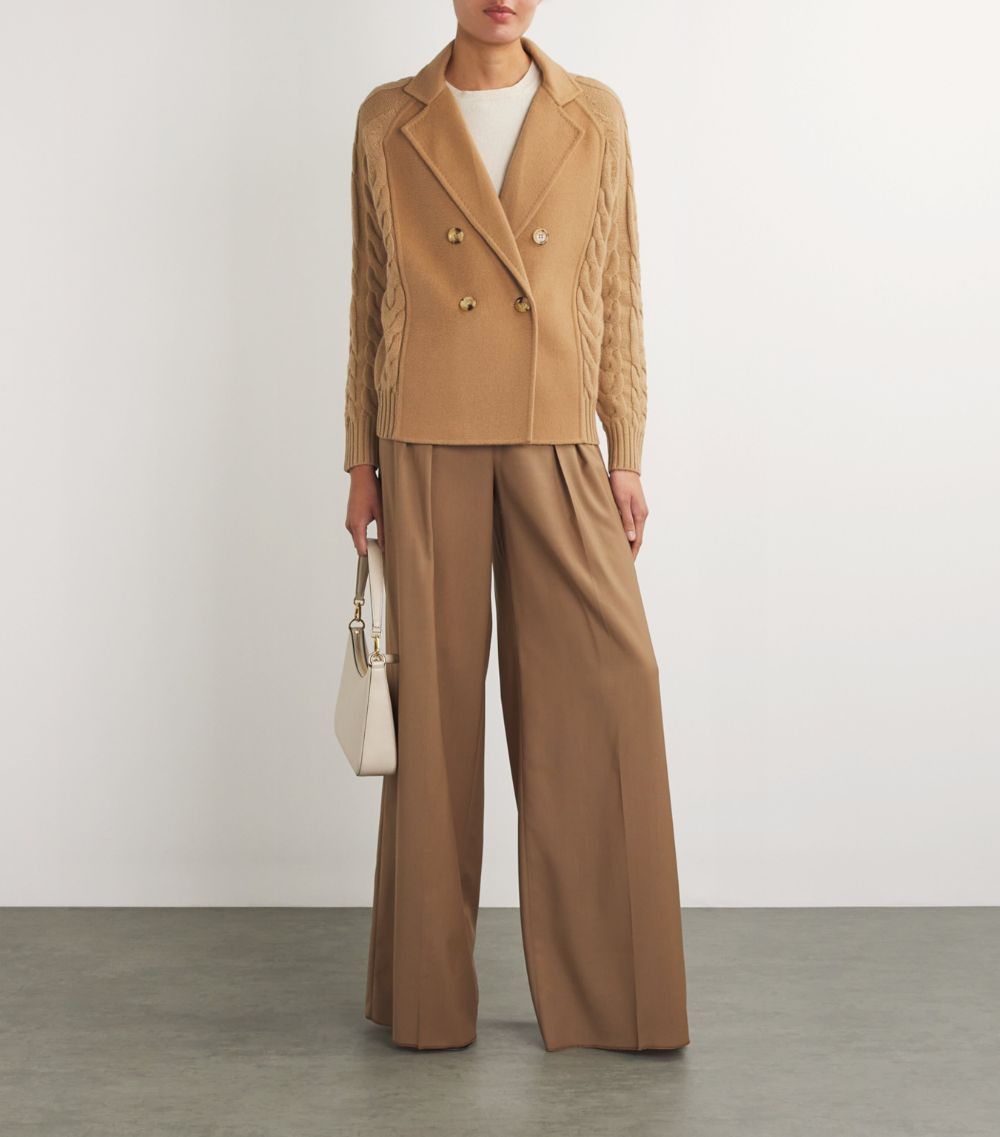 Max Mara Max Mara Wool-Cashmere Blazer Cardigan