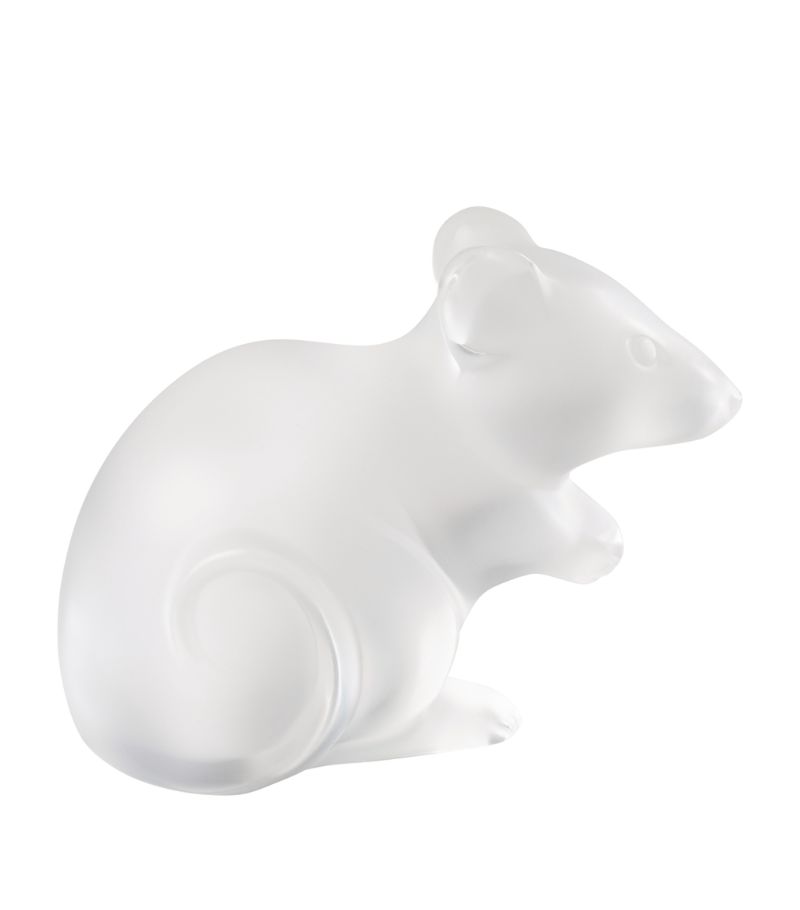 Lalique Lalique La Mouse Crystal Sculpture