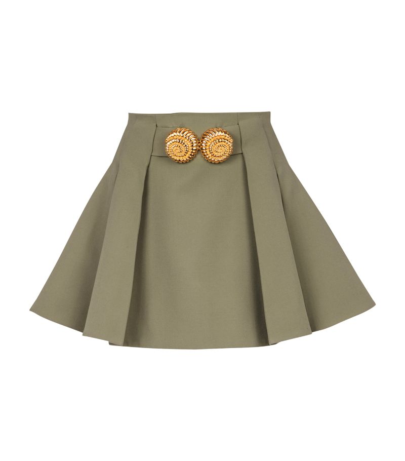 Balmain Balmain Pleated Mini Skirt