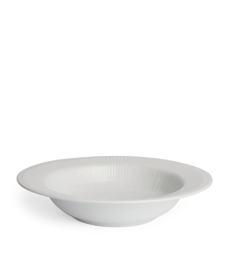 Royal Copenhagen Royal Copenhagen White Fluted Deep Plate (30Cm)