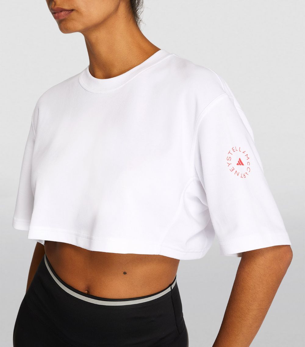 Adidas By Stella Mccartney adidas by Stella McCartney Future Playground Cropped T-Shirt