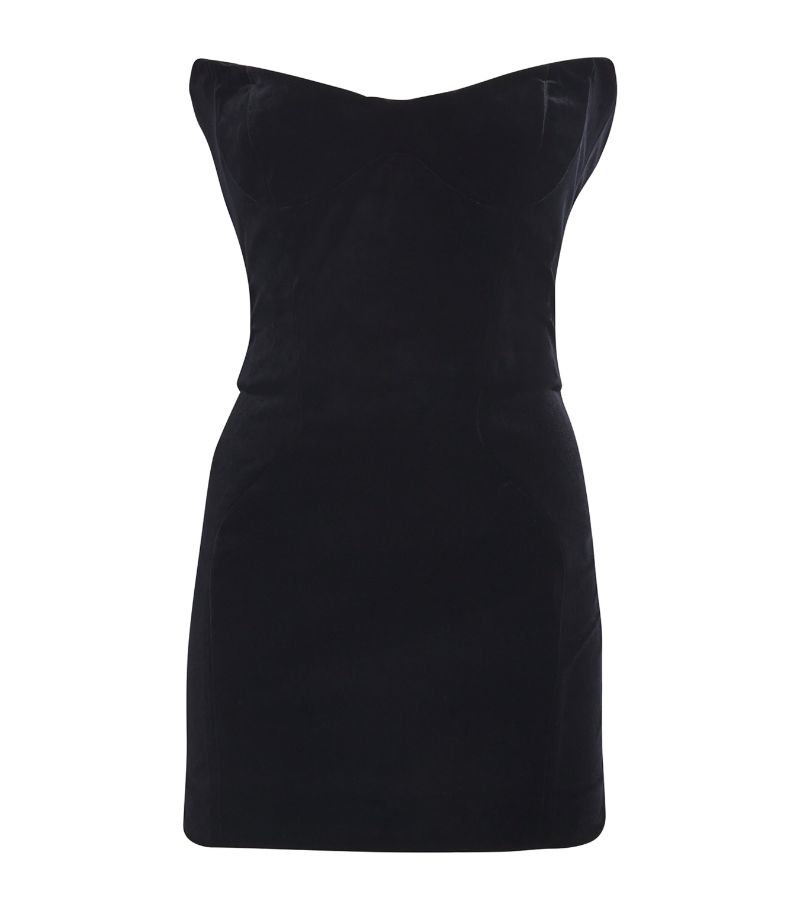 Mugler Mugler Velvet Mini Dress