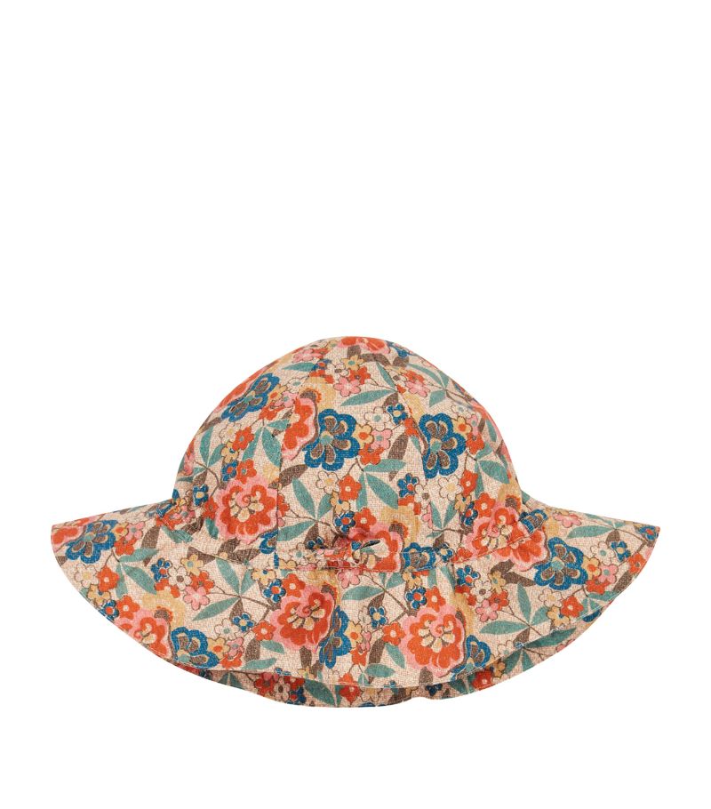 Caramel Caramel Cotton Floral Cadia Hat