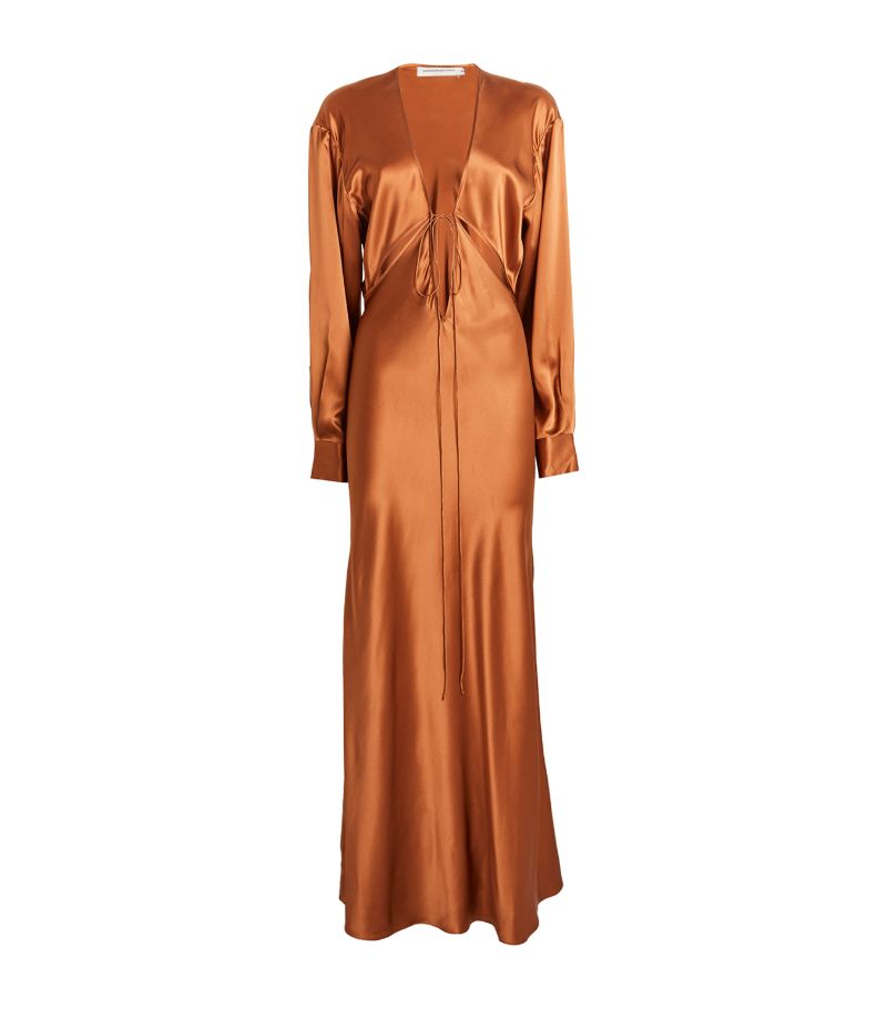 Christopher Esber Christopher Esber Silk Maxi Dress