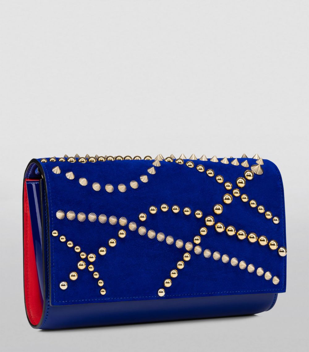 Christian Louboutin Christian Louboutin Paloma Leather Embellished Clutch Bag