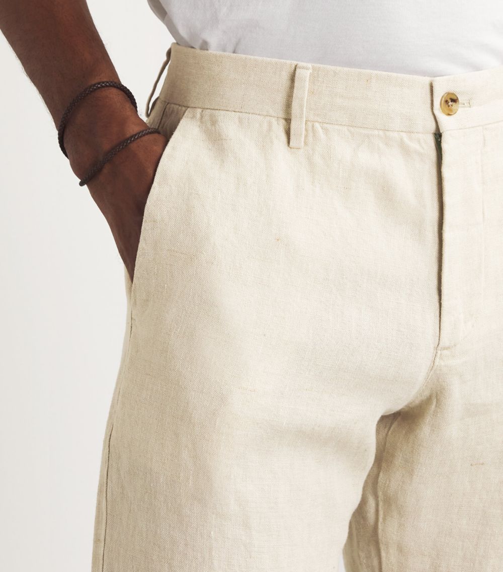 Nn07 Nn07 Linen Theo Trousers