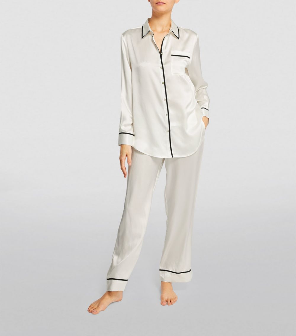 Asceno Asceno Silk London Pyjama Shirt