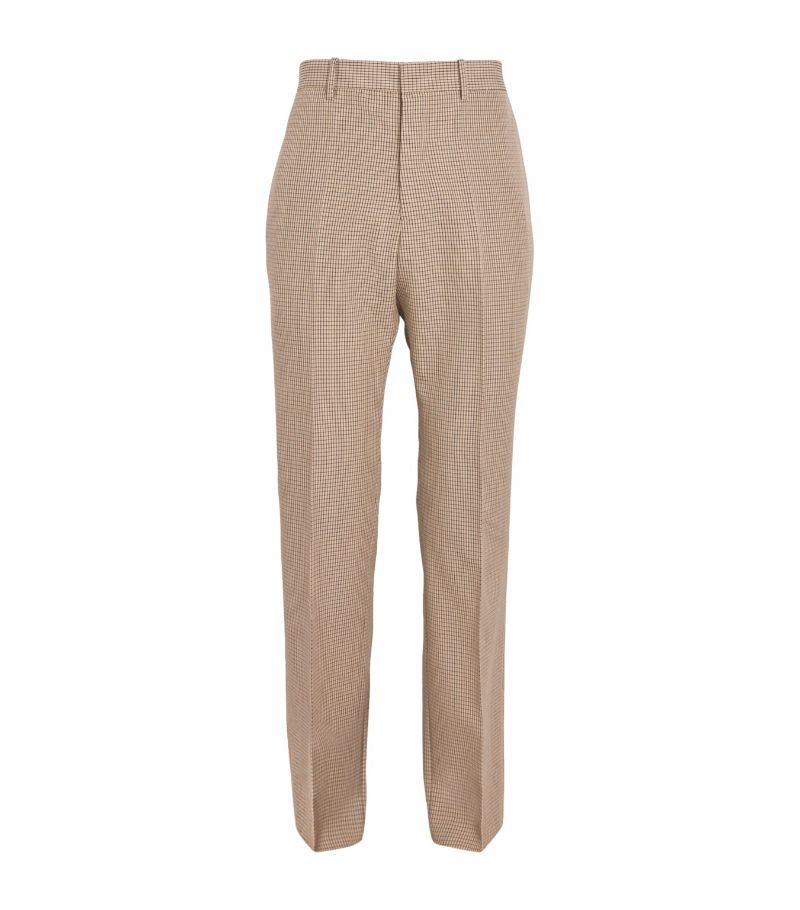 Jil Sander Jil Sander Check Straight Tailored Trousers