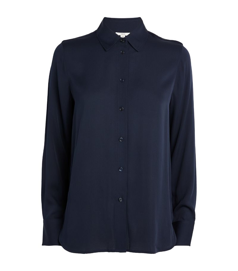 Vince Vince Slim-Fit Silk Blouse