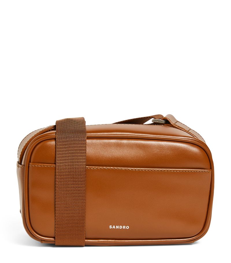  Sandro Mini Leather Cross-Body Bag