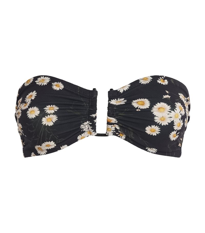 Eres Eres Floral Show Bandeau Bikini Top