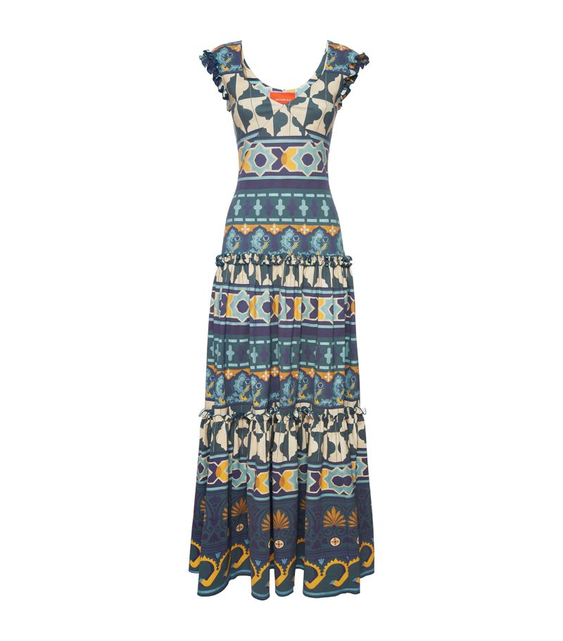 La Doublej La Doublej Printed Pimento Maxi Dress