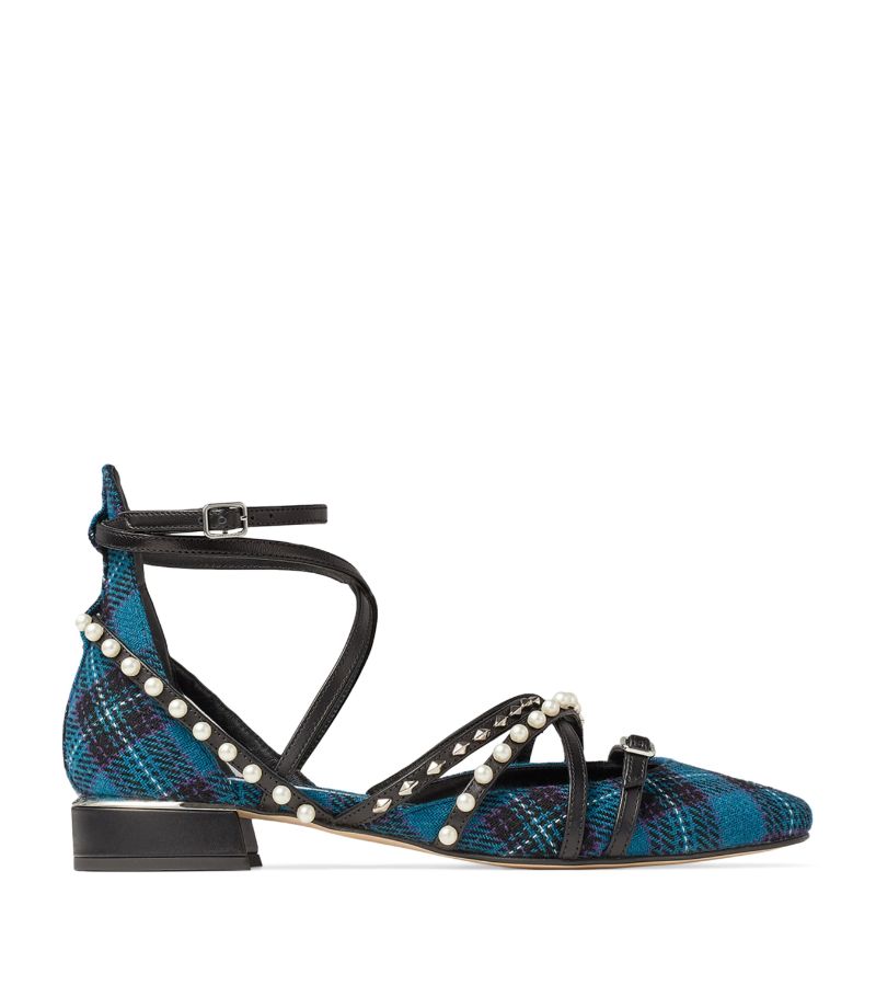 Jimmy Choo Jimmy Choo Celestia 25 Tartan Flats