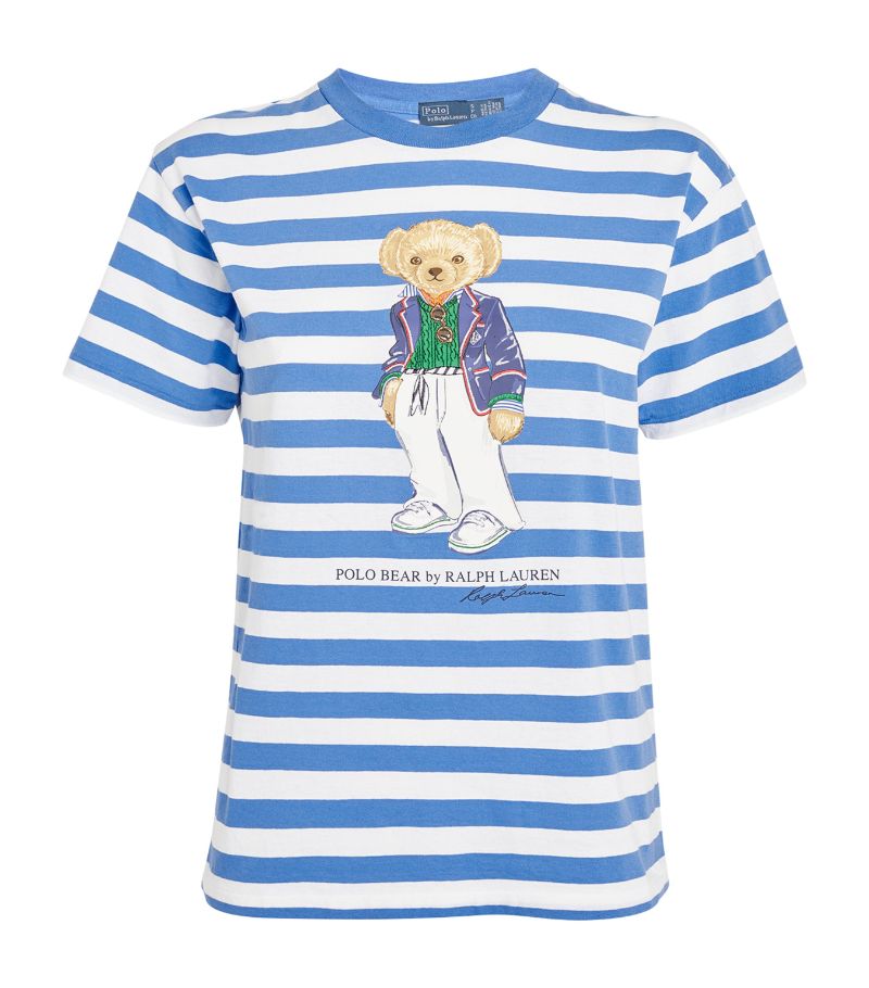 Polo Ralph Lauren Polo Ralph Lauren Striped Polo Bear T-Shirt