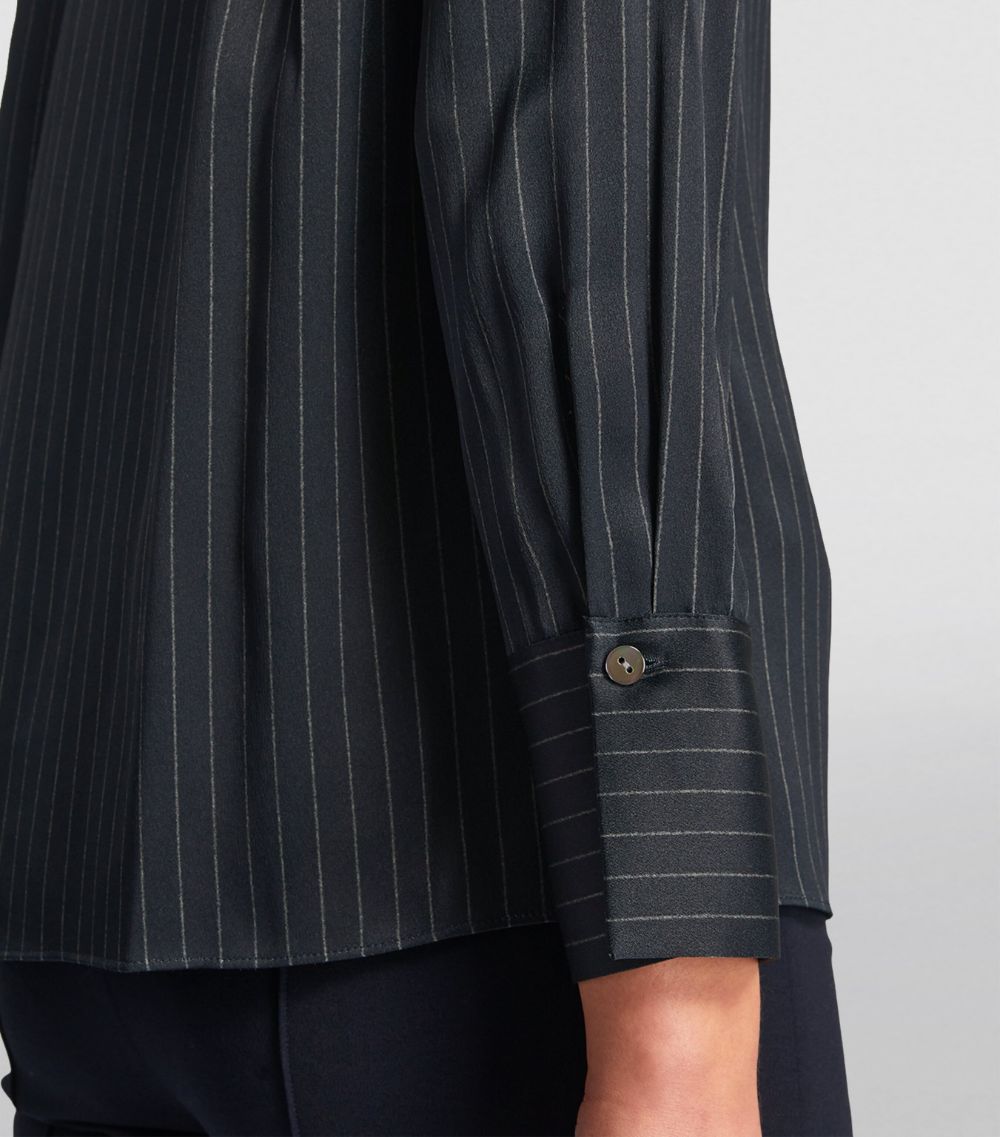 Vince Vince Silk Pinstripe Shirt