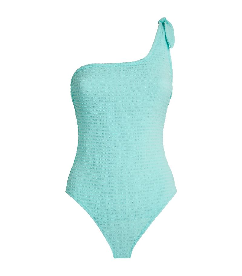 Heidi Klein Heidi Klein Great Thatch Tie-Shoulder Swimsuit