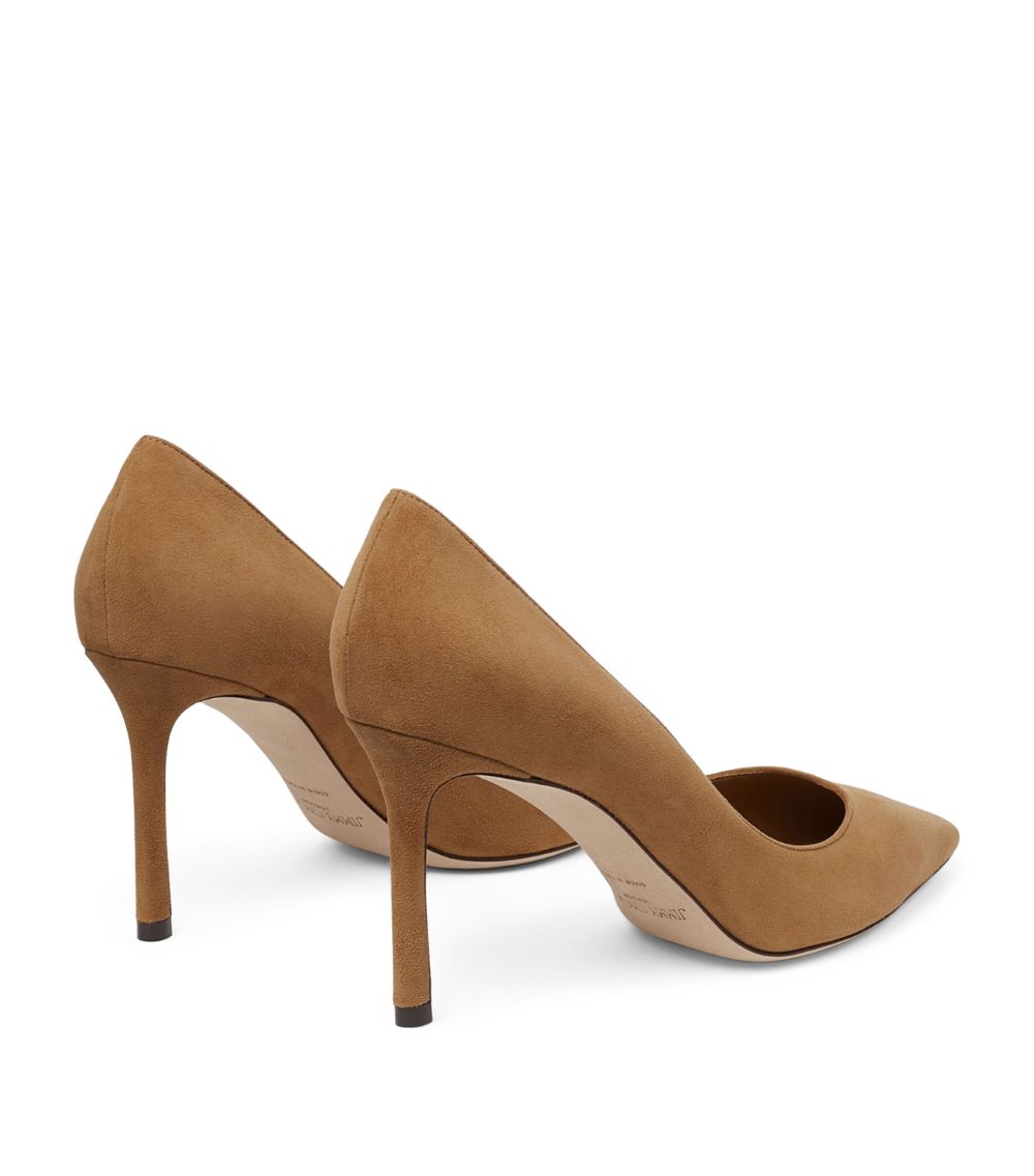 Jimmy Choo Jimmy Choo Romy 85 Suede Court Shoes