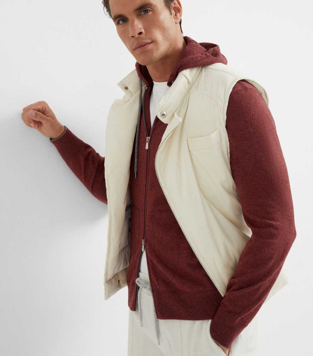 Brunello Cucinelli Brunello Cucinelli Cashmere Hooded Cardigan