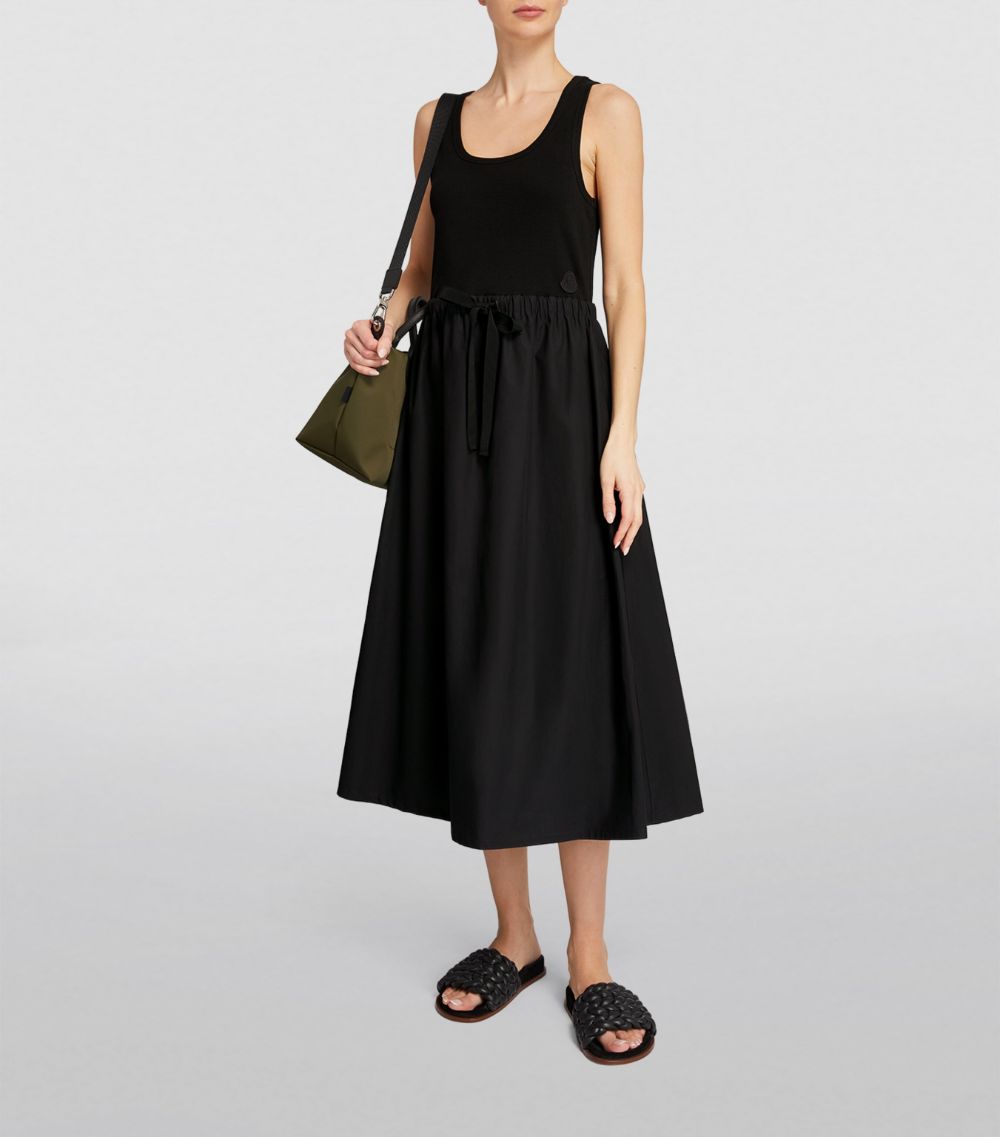 Moncler Moncler Cotton-Blend Midi Dress