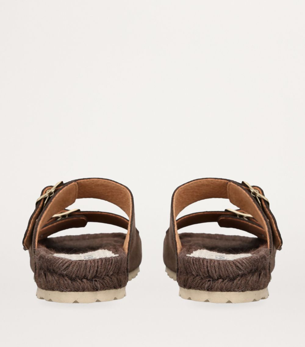 Manebi Manebi Suede Hamptons Sandals